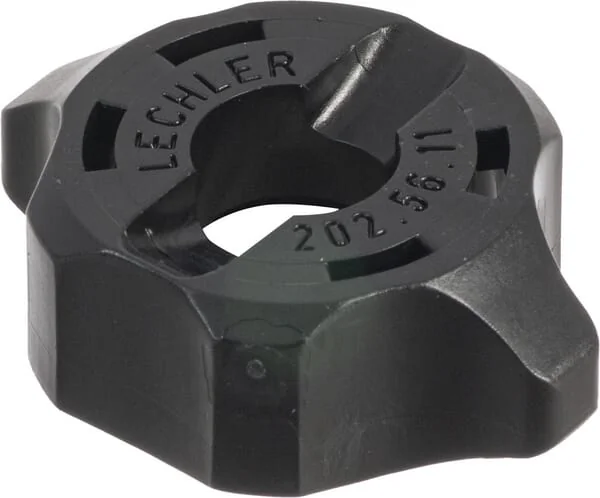 Lechler - 0652025611 - Nozzle Cap, Bayonet, Diameter 12.6, Black, With Gasket, Lechler