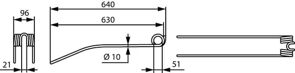 Lely - 4105102690 - Rotary Tine Original Lely