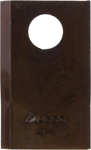 Lely - 4122014780 - Mower Blade RH 83x49x5mm Bore Diameter 18.50mm Suitable For Lely