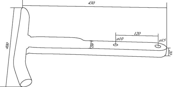 LEMKEN - 3513041 - Straw with Subsoiler Point Left