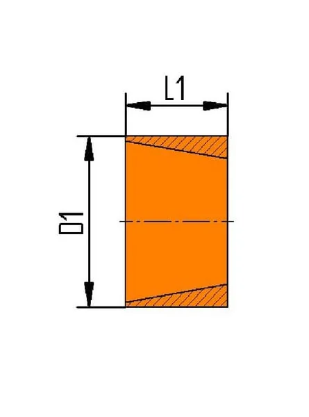 LT Extenderbolt - 1000155EXB - Conical Bush Diameter 30x22