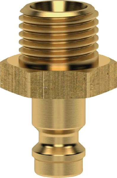 Lüdecke - ESM38NA - Male Connector With 3/8" BSP Male Thread
