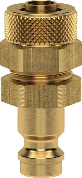 Lüdecke - ESM4SQ - Male Connector With 4x6mm Hosetail