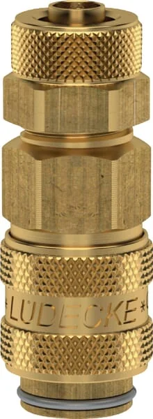 Luedecke - ESM4TQ - Luedecke Quick Coupling/Swivel Nut 4 x 6 mm
