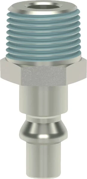 Lüdecke - ESOI14NAS - Male Connector With 1/4" BSP Male Thread