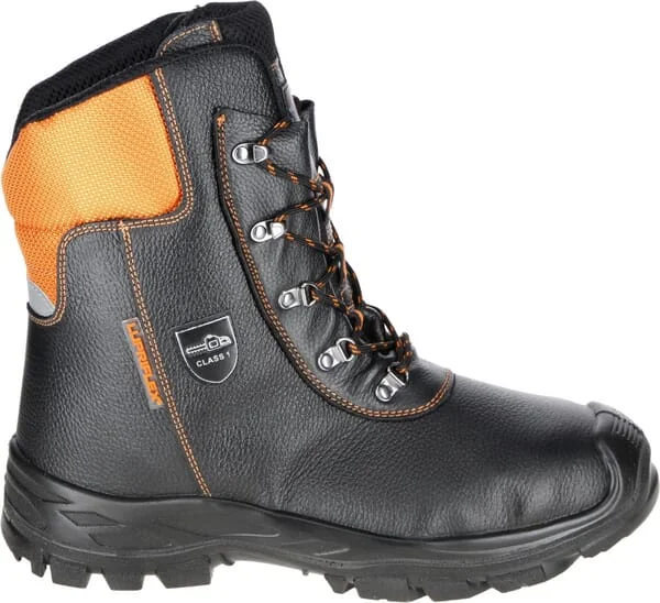 Lupriflex - 361639 - Chainsaw Boots Size 39/UK 6, Black/Orange, Eco Hunter Basic, Lupriflex