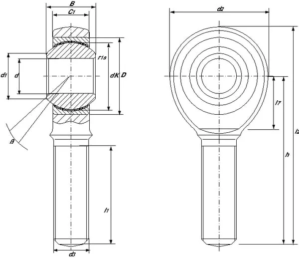 Mac Power - GAKR25PW - Rod End