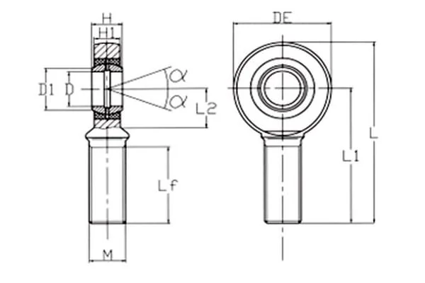Mac Power - GAR40UK2RS - Rod End