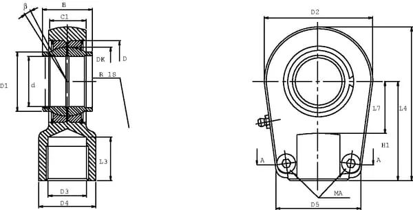 Mac Power - GIHNK32LO - Rod End