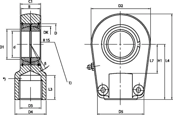 Mac Power - GIHRK60DO - Rod End