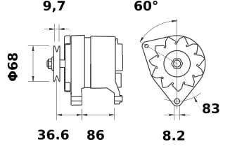 MAHLE - IA0301 - Alternator