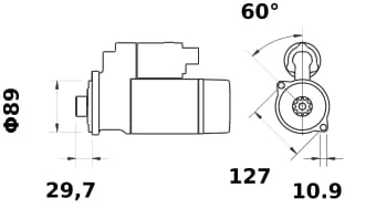MAHLE - IS1343 - Starter IS1343