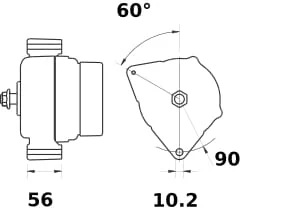 Mahle - MG264 - Alternator