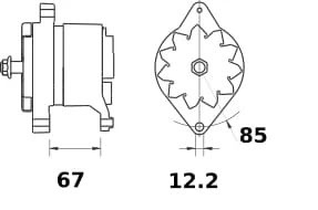 Mahle - MG540 - Alternator