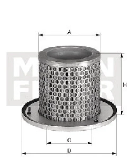 Mann Filter - C13742 - Secondary Filter