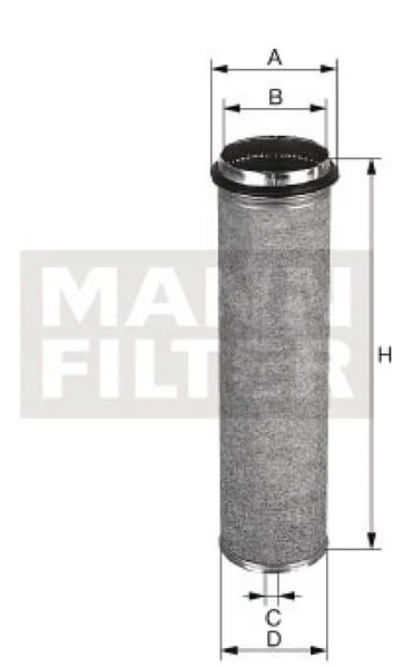 Mann Filter - CF1000 - Secondary Air Filter Element