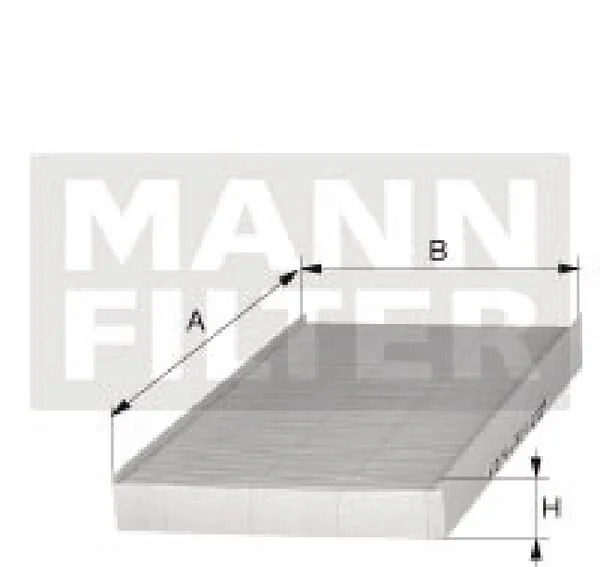 Mann Filter - CUK4795 - Activated Carbon Internal Filter
