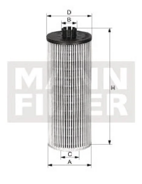 Mann Filter - HU9472X - Oil Filter Element, Metal-Free