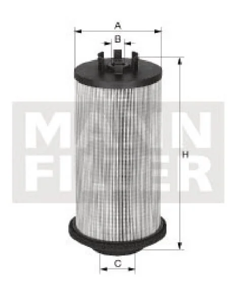 Mann Filter - PU9661X - Fuel Filter Element Metal-Free