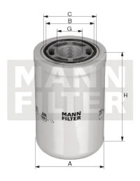 Mann Filter - WH9803 - Oil Change Filter