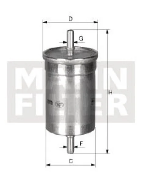 Mann Filter - WK512 - Fuel Filter