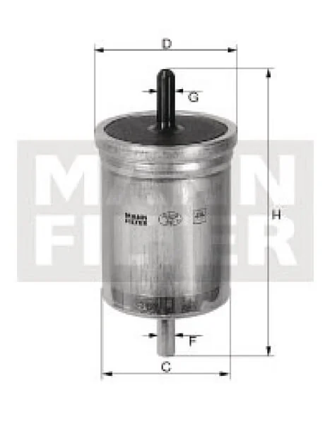 Mann Filter - WK79 - Fuel Change Filter