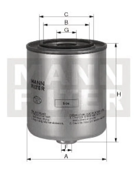Mann Filter - WK8242 - Fuel Change Filter