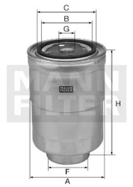 Mann Filter - WK828X - Fuel Filter