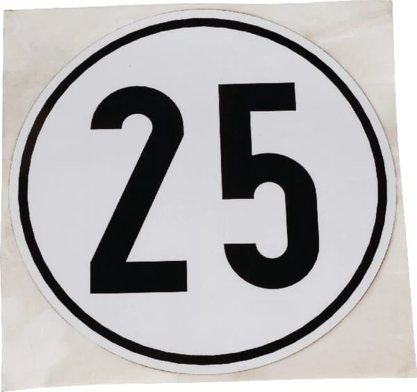 Maschio Gaspardo - 81PR801268 - Speed Limit Plate