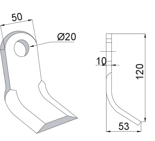 Maschio - M03400406R - Flail Blade