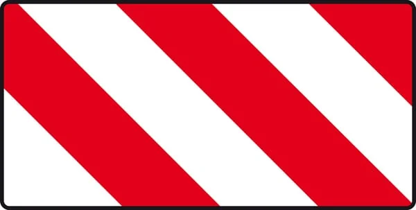 Mazon - WB50377 - Red-White Left Marking Board
