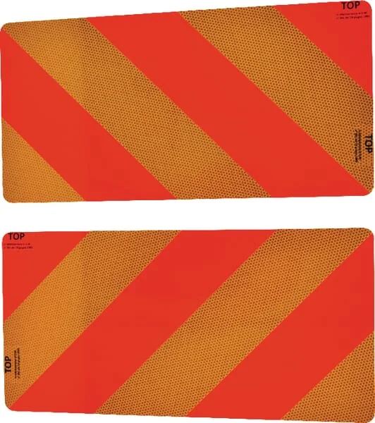 Mazon - WB5642822IT - Hazard Sign Set of 2x Aluminium 562x282x2mm