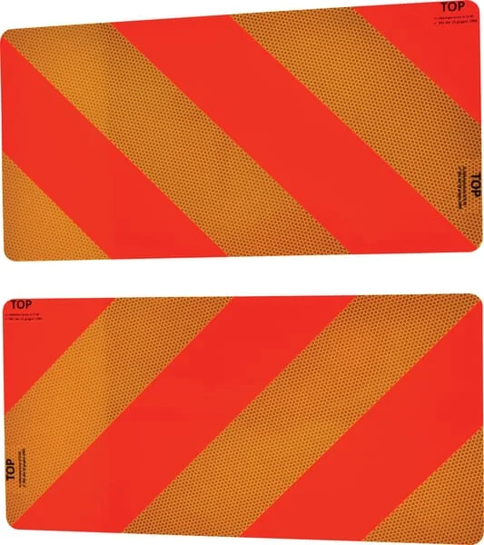 Mazon - WB5642822IT - Hazard Sign Set of 2x Aluminium 562x282x2mm