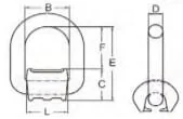 McBULL - APSF2000 - Weld-On Bracket With Spring 2000kg