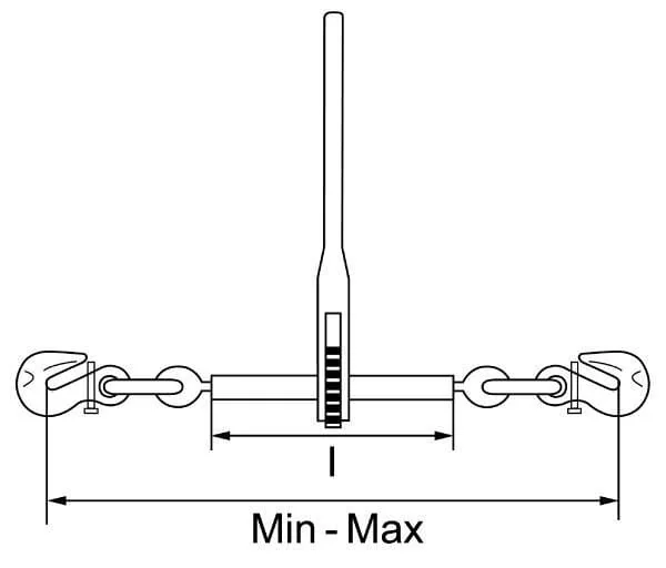 McBull - RSVKH6 - McBull Chain Tensioner with 2 Hooks