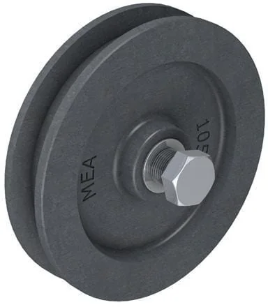 MEA - TB11330471 - Gate Rollers Cast-Iron 160mm Loose