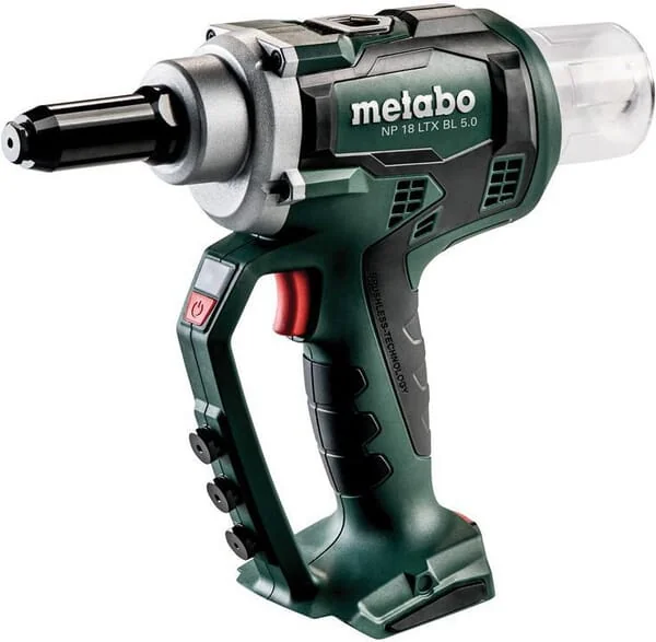 Metabo - 619002840MET - NP 18 LTX BL 5.0 Cordless Riveting Gun