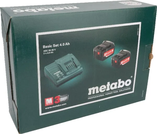 Metabo - 685050000MET - Metabo Powerpack (2 pcs.) 18V/4.0 + charger - 4007430244116