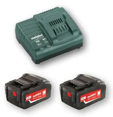 Metabo - 685050000MET - Metabo Powerpack (2 pcs.) 18V/4.0 + charger - 4007430244116