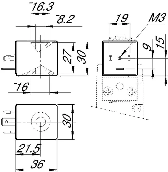 Metal Work - W0210010100 - Metal-Work MW Solenoid B30-24V DC