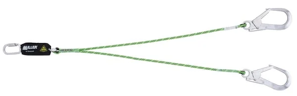 Miller - 1032395 - Lanyard Miller Kernmantel Edge Forked Shock Absorbing 2m