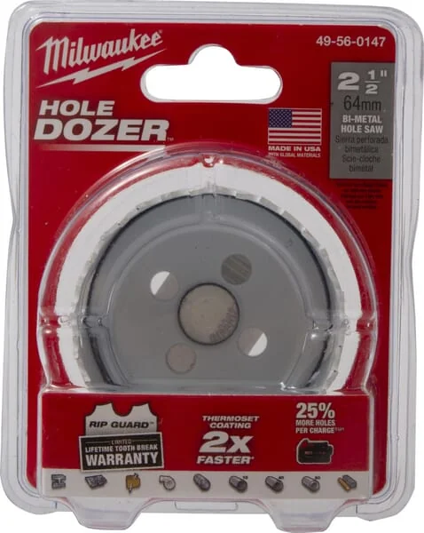 Milwaukee - 49560147 - Bi-Metal Hole Saw 2 1/2"