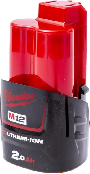 Milwaukee - M12B2 - Battery 12V 2.0AH Red Li Ion