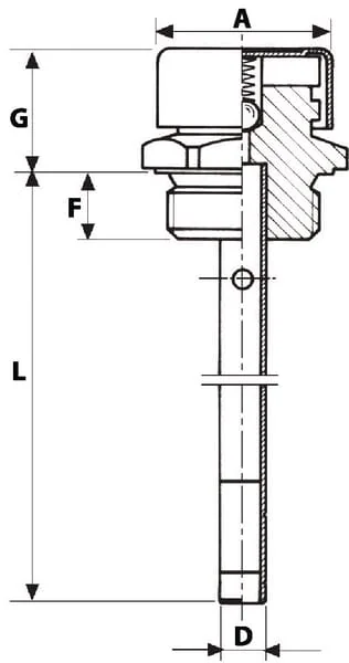 Mintor - 1GLSF30A - Mintor Ventilation Filter/Dipstick 1/2