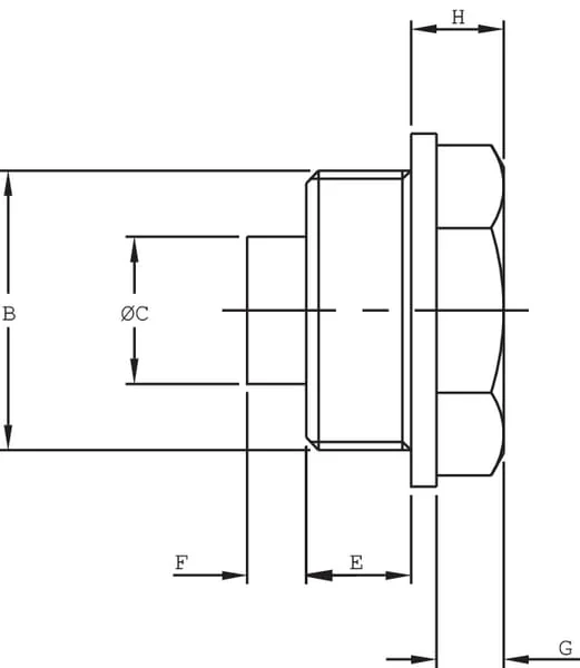 Mintor - TKM12 - Magnetic Plug 3/4" BSP