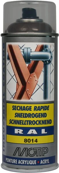 Motip - 07033 - RAL 8014 Spray Sepia Brown