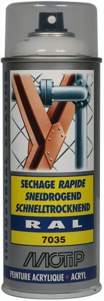 Motip - 07034 - RAL 7035 Acrylic Spray Light Grey