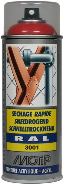 Motip - 07102 - RAL 3001 Spray Signal Red