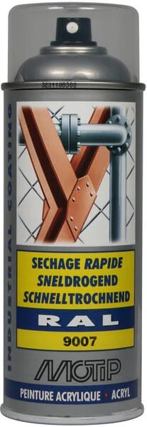 MoTip - 07216 - RAL 9007 acrylic spray metallic gray