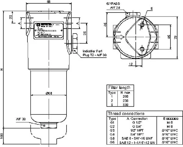 MP Filtri - FHP0651P10 - Pressure Filter